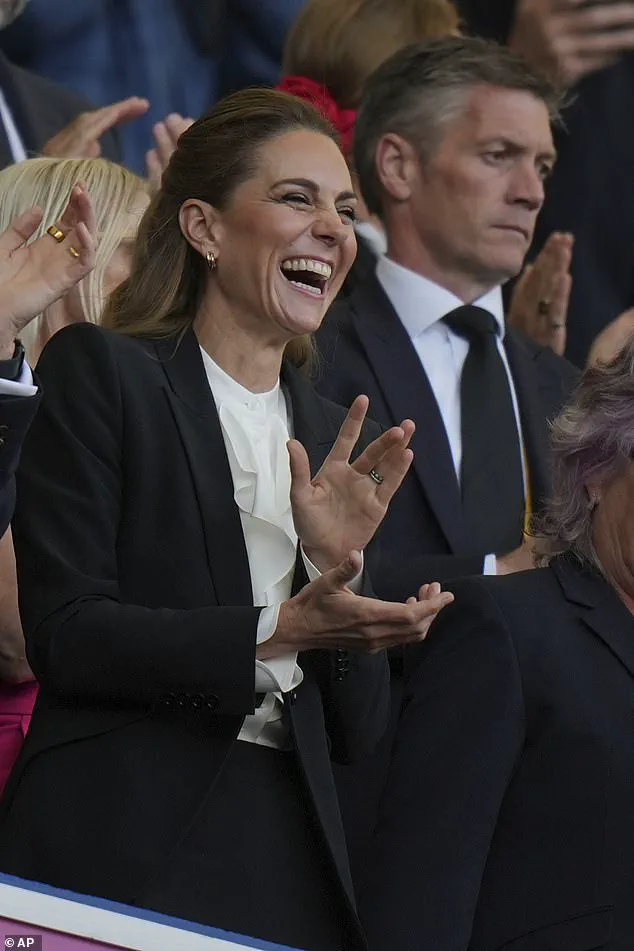 Princess of Wales Celebrates England's Rugby World Cup Victory with Fans at Brighton Stadium