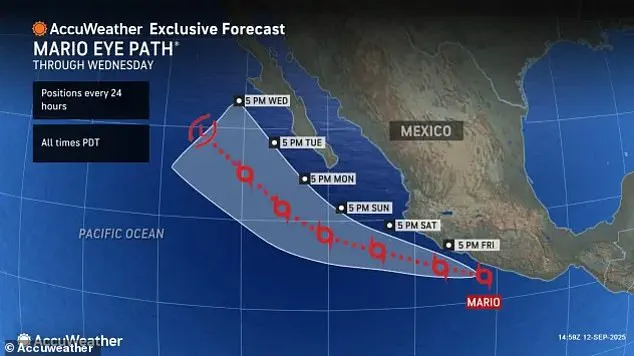 Tropical Storm Mario: Unusual Size Sparks Concern Over Forecasting Accuracy and Public Safety Measures