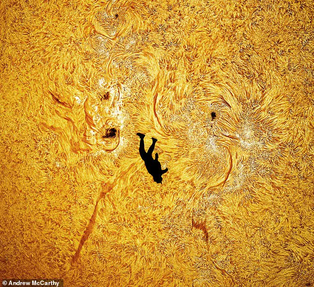 Astrophotographer's 'The Fall of Icarus' Blends Human Daring with Cosmic Imagery