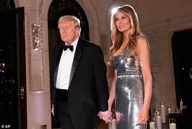 Melania Trump's Elegance Takes Center Stage at Mar-a-Lago's Glittering New Year's Eve Party