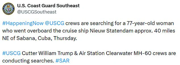 Urgent Coast Guard Search for Missing Cruise Passenger Sparks Debate Over Maritime Safety Regulations