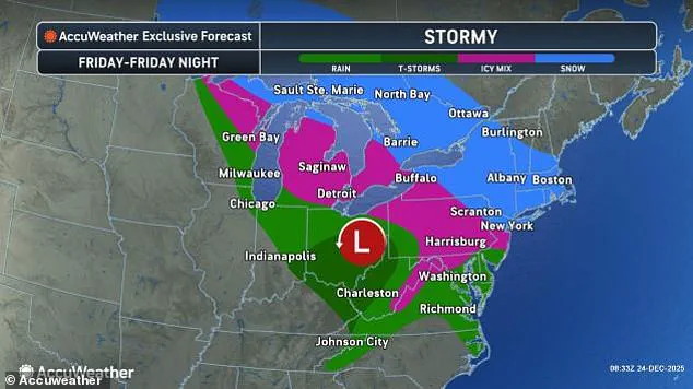 Urgent Forecast: Rare Clipper Storm Poised to Disrupt Holiday Travel, Delivering White Christmas to Millions