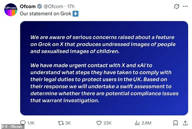 Elon Musk's Grok AI Sparks Controversy Over Paywall for Image-Editing Tool, Fueling Deepfake Fears