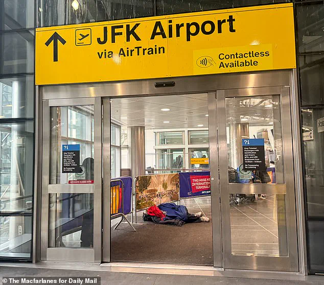 Homelessness at AirTrain Station Near JFK Airport Poses Challenges for Local Authorities