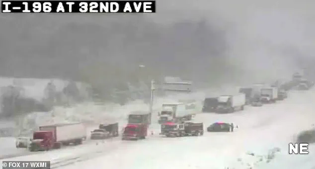 Arctic Storm Sparks 100-Vehicle Pileup on Michigan's I-196, Chaos Across Midwest and New England