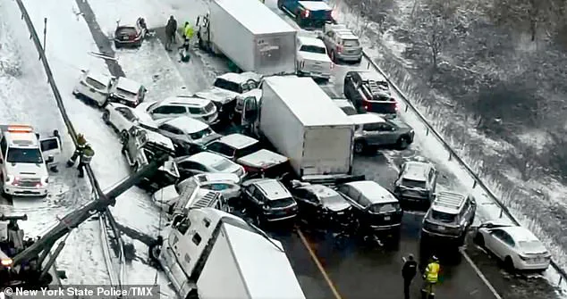 Arctic Storm Sparks 100-Vehicle Pileup on Michigan's I-196, Chaos Across Midwest and New England