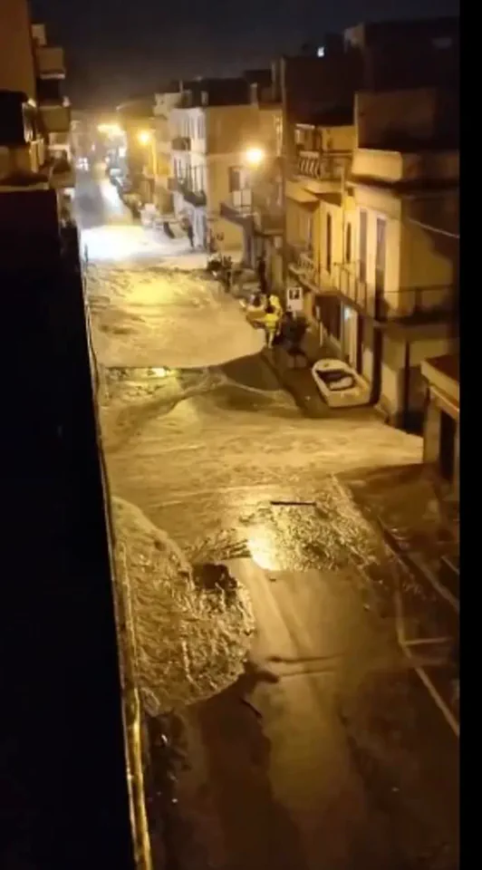 Tsunami-Style Storm Surge in Sicily: Chaos and Survival as Residents Battle Floodwaters
