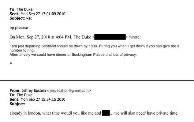 Shocking Emails Between Duke of York and Jeffrey Epstein Shake Royal Family and Public