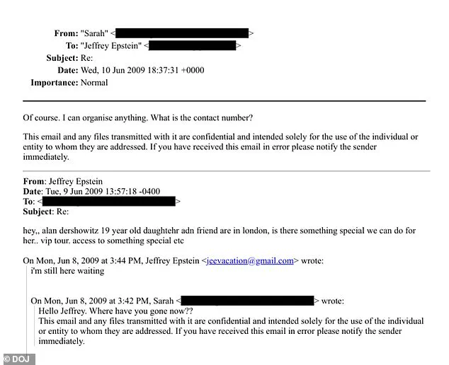 Newly Released Documents Reveal Alleged Message from Sarah Ferguson to Jeffrey Epstein Six Months After His Prison Release