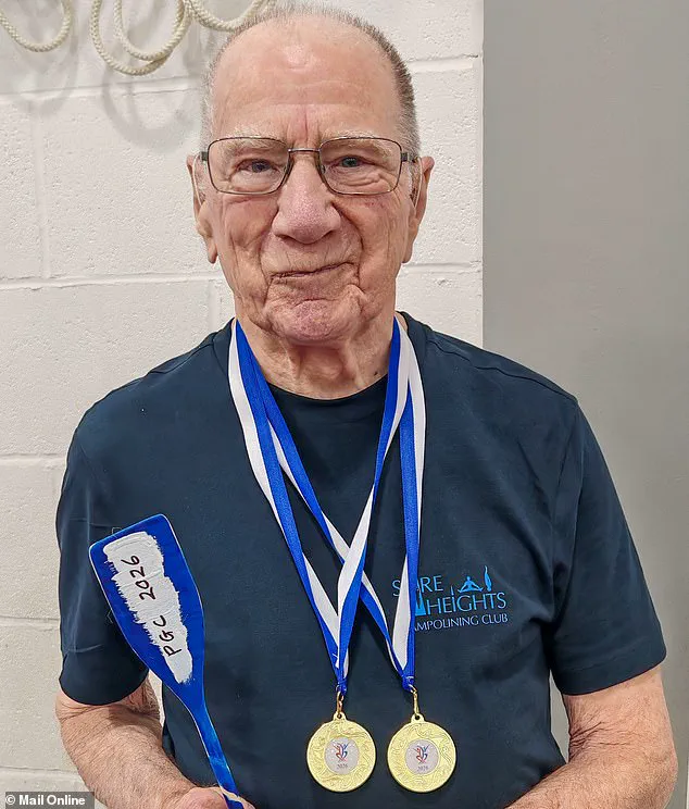 At 91, Peter Quinney Stuns Competitors with Gold Medal Comeback at Over-40s Trampolining Event