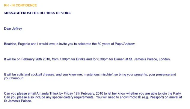 Epstein Files Reveal Sarah Ferguson and Daughters Invited Jeffrey Epstein, Requested $15,000 for Travel
