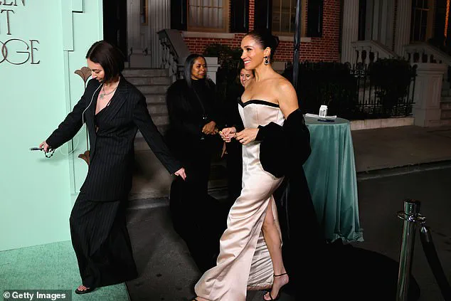 Meghan Markle Shines in Custom Gown at Fifteen Percent Pledge Gala as Critics Question Her Advocacy Impact