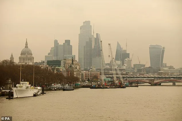 Britain on the Brink of Apocalyptic Red Rain as Saharan Dust Plume Converges with Relentless Storms