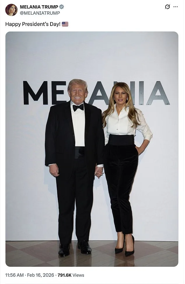 Melania Trump Sparks Controversy with Presidents' Day Documentary Promotion