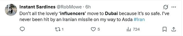 From Tax-Free Paradise to War Zone: Dubai's Influencers and Residents Flee as Iranian Missiles Rain Down