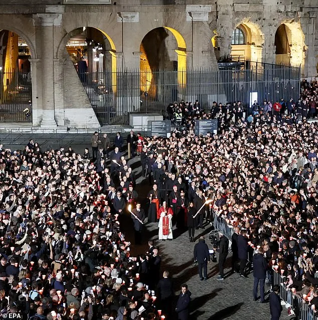 Pope Leo XIV Makes Historic Debut Carrying the Cross During Rome's Via Crucis